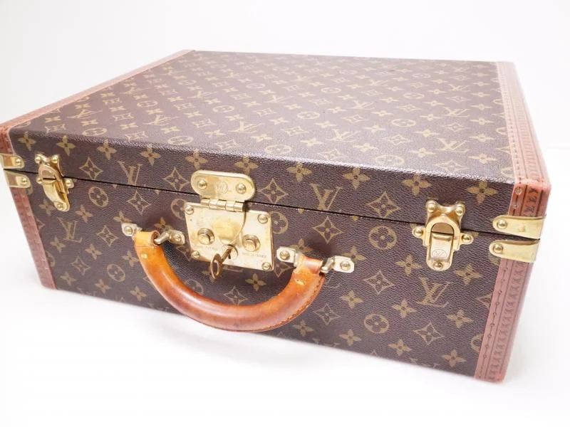 Ladies Louis Vuitton Petite Malle bags in a pastel color for a soft lookAuthentic Pre-owned Louis Vuitton Vintage Monogram Cotteville45 Trunk Attache Case Bag M21423 211110