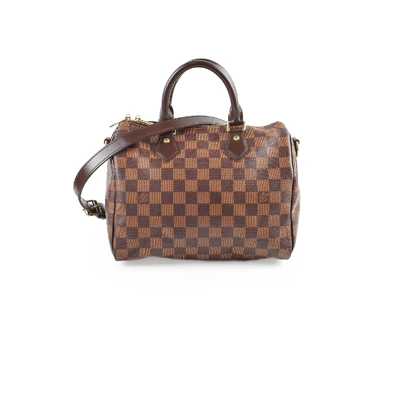 Louis Vuitton Twist bags with a snakeskin - effect panel for a bold lookLouis Vuitton Speedy 25 Bandoulliere Damier Ebene