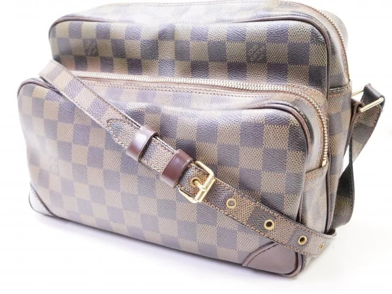 Louis Vuitton handbags with a back - zip pocket for storing valuablesAuthentic Pre-owned Louis Vuitton Special Ordered Damier Nil Crossbody Messenger Bag N48062 200361