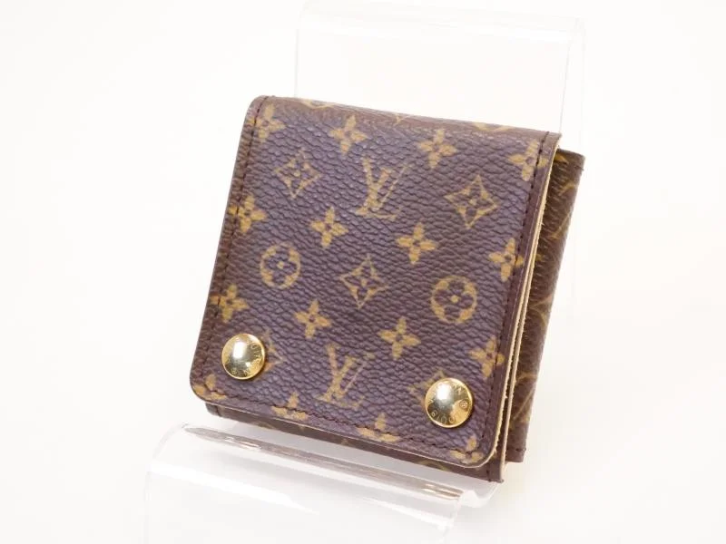 Louis Vuitton handbags with a metal - framed clasp for durabilityAuthentic Pre-owned Louis Vuitton Monogram Portable Jewelry Jewellery Holder Accessory Case 210819