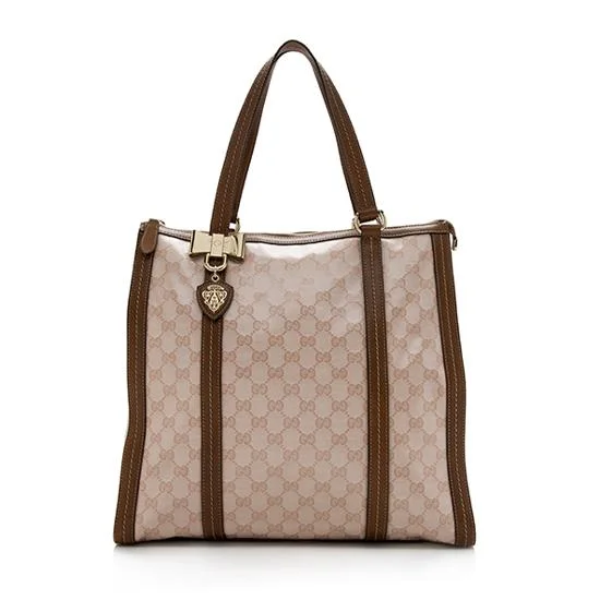 Women Gucci backpacks with a luxurious leather finishGucci GG Crystal Duchessa Large Tote - FINAL SALE