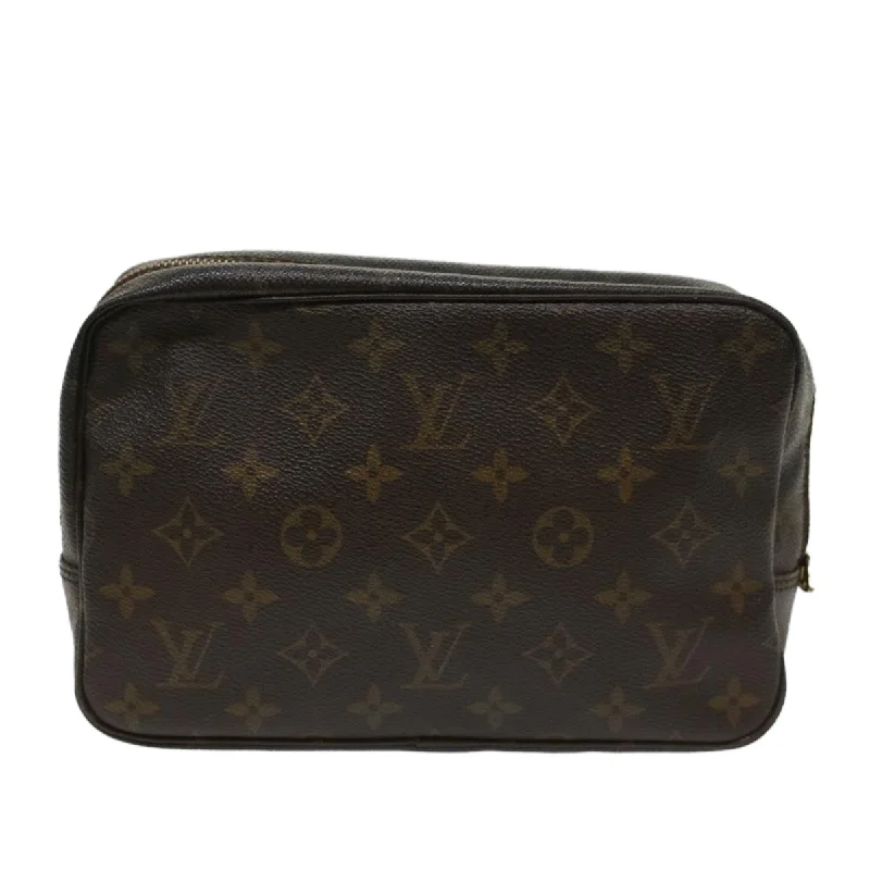 Louis Vuitton bags with a zippered interior pocket for better organizationLOUIS VUITTON Monogram Trousse Toilette 23 Clutch Bag M47524 LV  48525