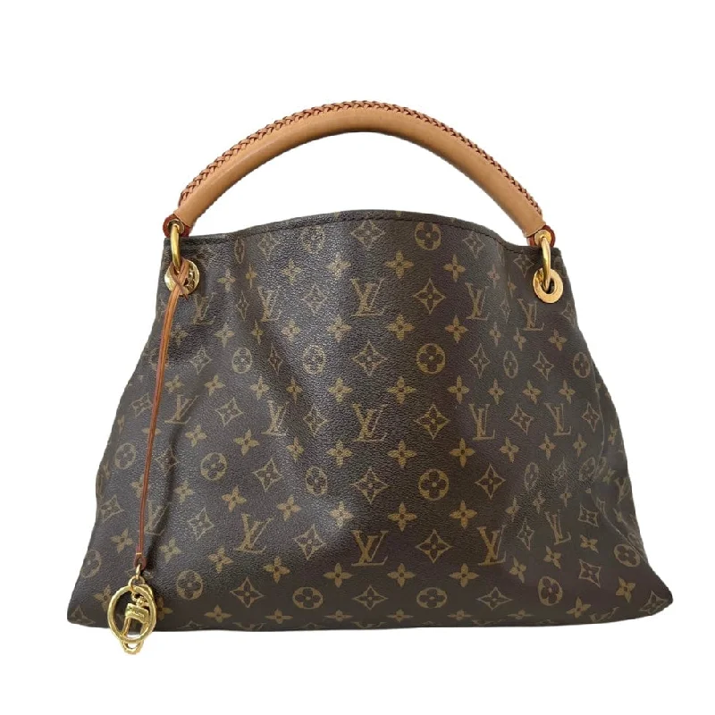 Louis Vuitton handbags with a patent - leather finish for a shiny lookLouis Vuitton Monogram Artsy MM