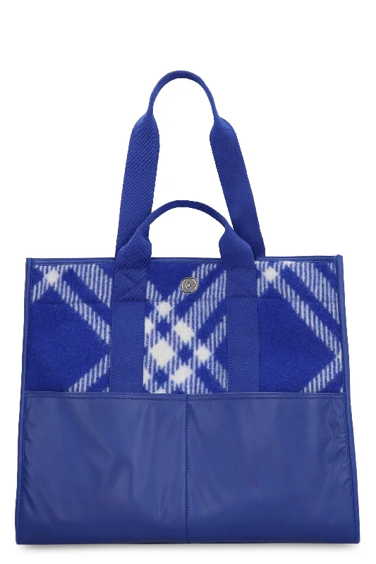 Minimalist Burberry Bags for a Sleek LookWomen's Shopper Tote in Blue | 8075132151367 Color B7323