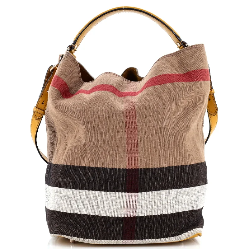 Minimalist Burberry Bags for a Sleek LookAshby Bag House Check Canvas Medium