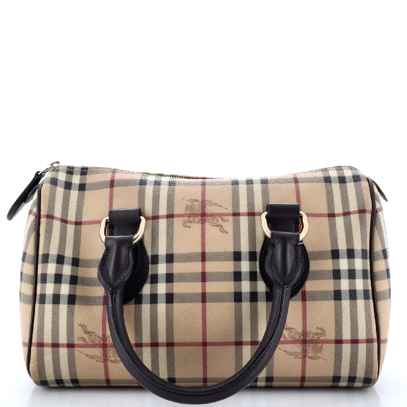 Pattern - Mixing Burberry Bags for a Fashion - Forward LookChester Satchel Haymarket Coated Canvas Large