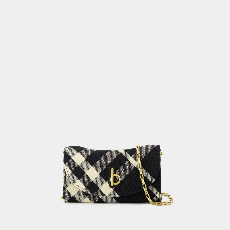 Burberry Bags with RFID Blocking TechnologyRocking Horse Wallet On Chain - Burberry - Synthetic - Black