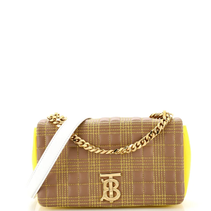 Sustainable Burberry Bags Made from Recycled MaterialsLola Shoulder Bag Quilted Lambskin Small