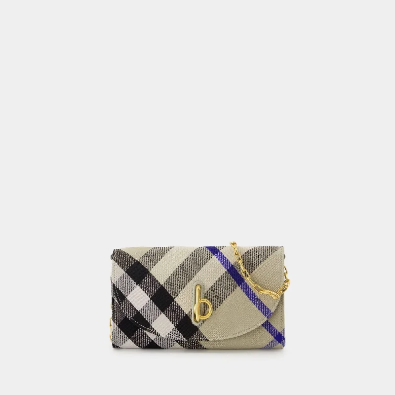 Compact and Portable Burberry Waist BagsRocking Horse Wallet On Chain - Burberry - Synthetic - Neutral