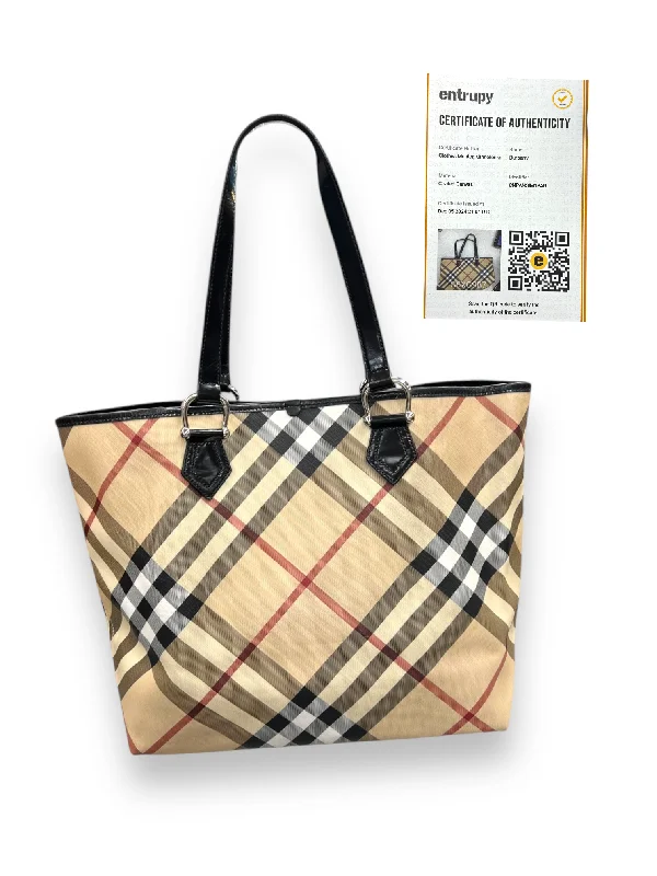 Seasonal Print Burberry Bags for Summer 2025Tote Luxury Designer By Burberry, Size: Large