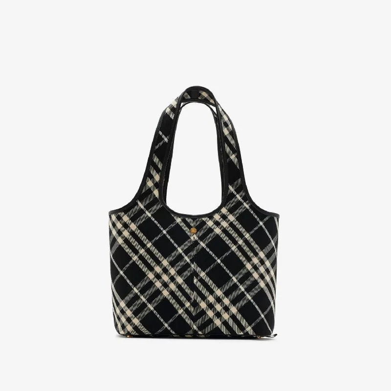 Quilted Burberry Bags for a Luxurious FeelWomen's Nova Check Hand Bag in Blackcalic | 8094686159199