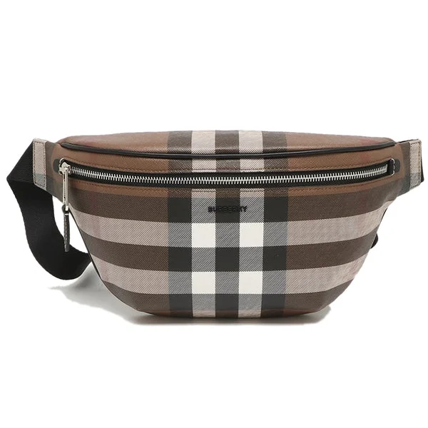 High - Capacity Burberry Duffle Bags for Long TripsBurberry Body Bag Waist Bag Bum Bag Brown Men's 8052806