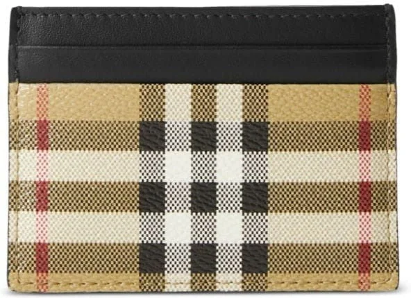 Burberry Bags with Magnetic Closures for Quick AccessWomen's Vintage Check Leather Cardholder in Brown | Size UNICA | 8084175