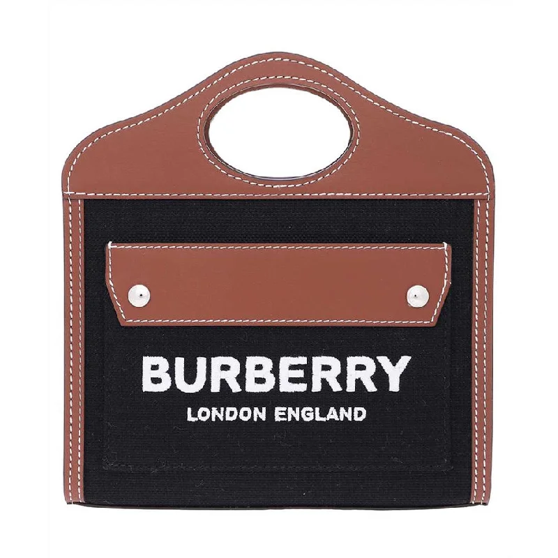 Minimalist Burberry Bags for a Sleek LookBurberry Black Structured Shoulder Bag With Handles 8055187