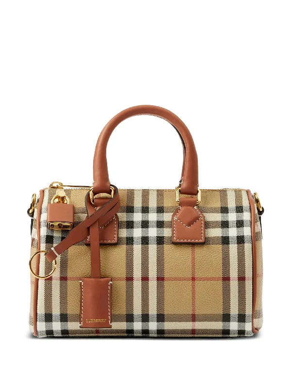 Designer Burberry Bags for Fashion EnthusiastsBurberry Check Mini Bowling bag 8071357