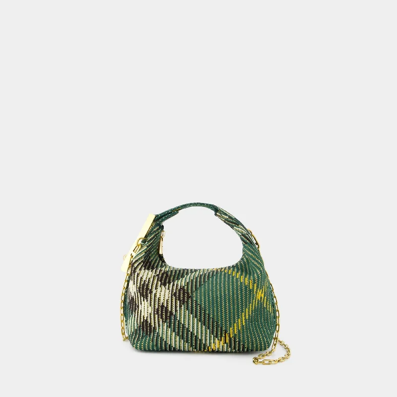 Foldable Burberry Shopping Bags for ConvenienceMicro Peg Ch4 Purse - Burberry - Nylon - Green