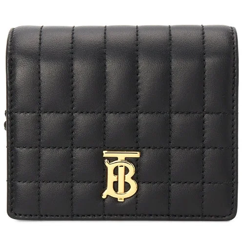 Durable Burberry Canvas Bags for Everyday UseBURBERRY Tri-fold Roller Quilting Folding Wallet Black 8062372