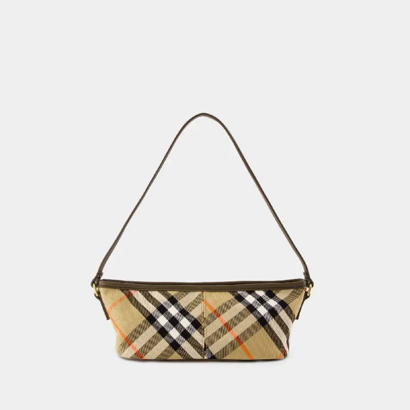 Compact and Portable Burberry Waist BagsSimple Baguette Purse - Burberry - Cotton - Beige