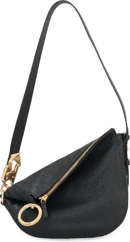 Burberry Bags with RFID Blocking TechnologyWomen's Knight Leather Shoulder Bag in Black | 8077553148059 Color B4935