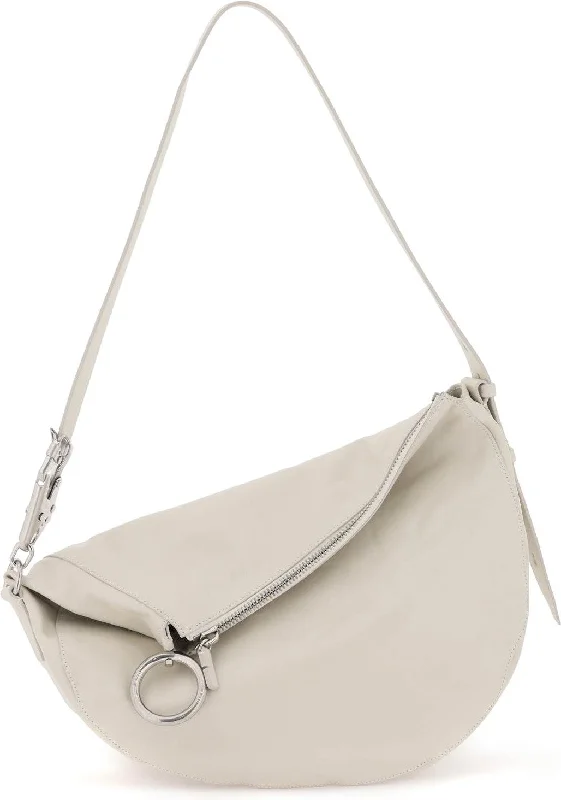 Adjustable Strap Burberry Messenger BagsWomen's Medium Knight Bag in Ivory | 8081734