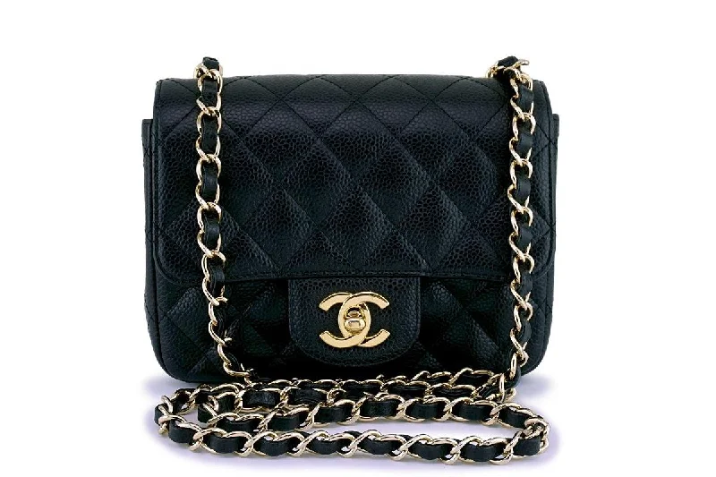 Chanel Limited Edition Handbag for CollectorsChanel Black Caviar Classic Quilted Square Mini Flap Bag GHW