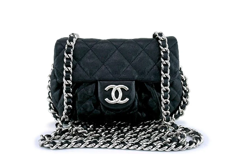 Chanel Lightweight Handbag for Daily ErrandsChanel Black Mini/Small Chain Around Rounded Classic Cross Body Flap Bag