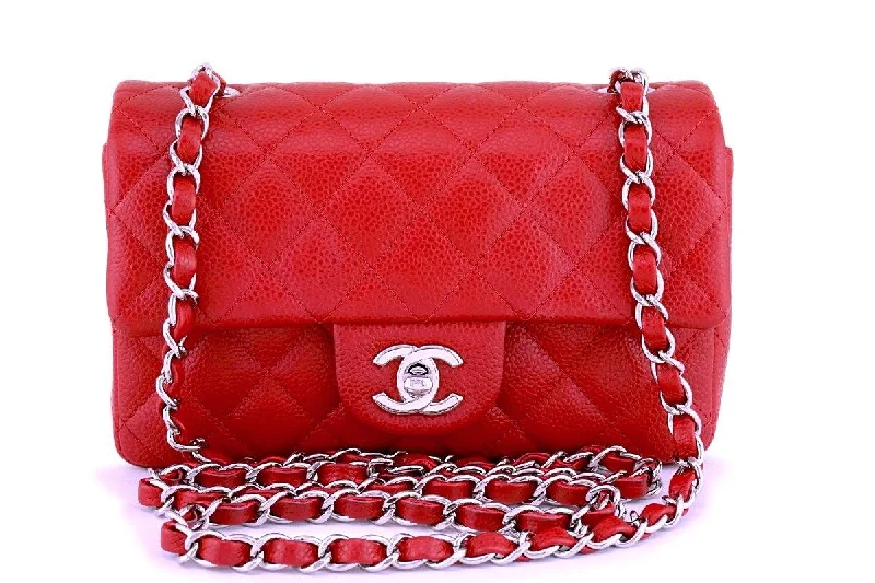 Chanel Medium Tote Bag for Office LadiesChanel Red Caviar Classic Quilted Rectangular Mini Flap Bag SHW