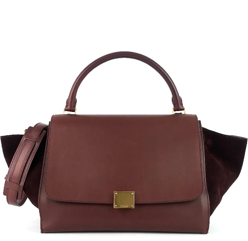 Dark - Hued Celine Bags for a Sophisticated and Timeless LookTrapeze Medium Calf Leather and Suede Bag