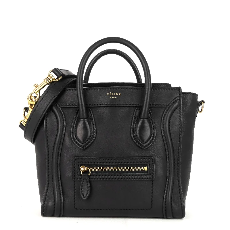 Oversized Celine Bags for a Fashionable and Practical StatementNano Luggage Calf Leather Bag