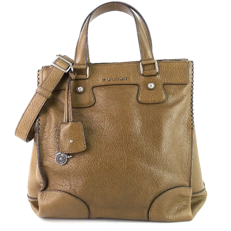 Durable Celine Canvas Bags for Outdoor ActivitiesOrlov Calfskin Leather Tote Bag