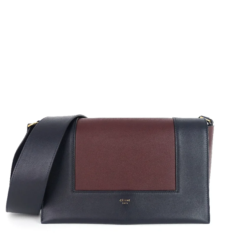 Stylish Celine Crossbody Bags for Every Day ErrandsFrame Two-Tone Calfskin Shoulder Bag