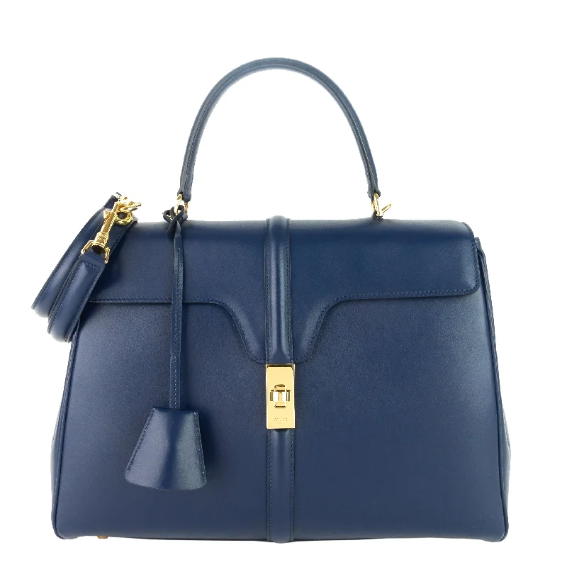 Metallic Celine Bags for a Statement - Making Look16 Medium Top Handle Satinated Calfskin Bag