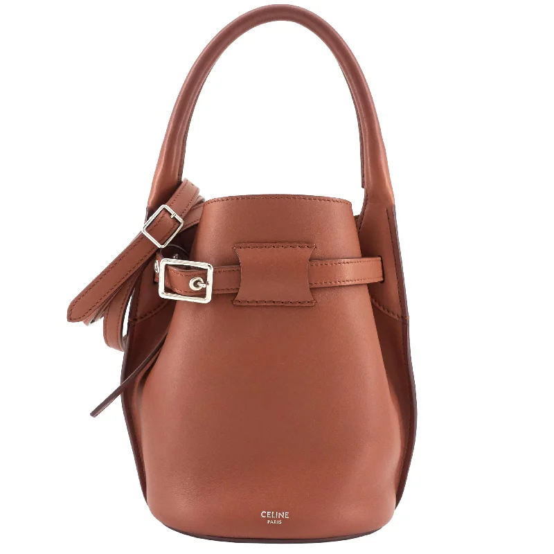 Compact and Handy Celine Waist Bags for On - the - MoveBig Bag Nano Calfskin Leather Bucket Bag