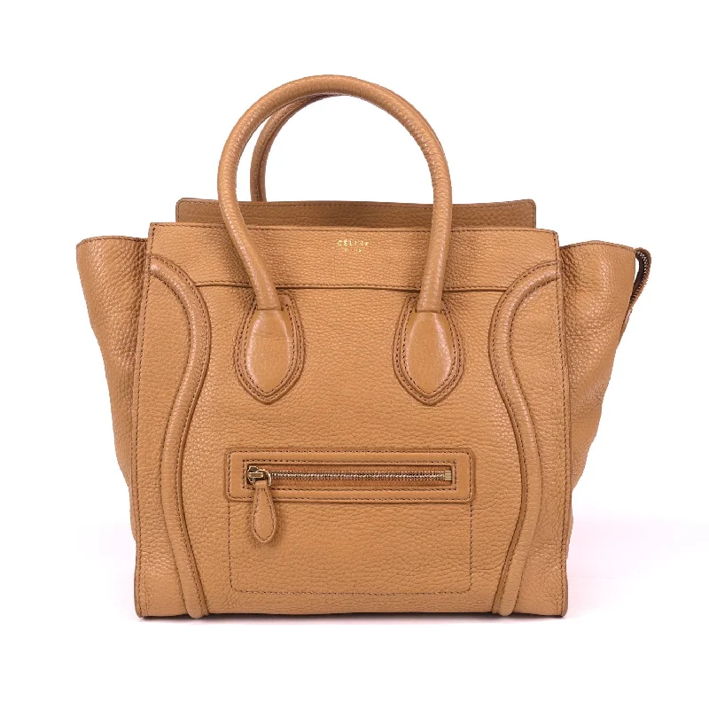 Sporty Celine Bags for Active LifestylesPebbled Calf Leather Tote Bag