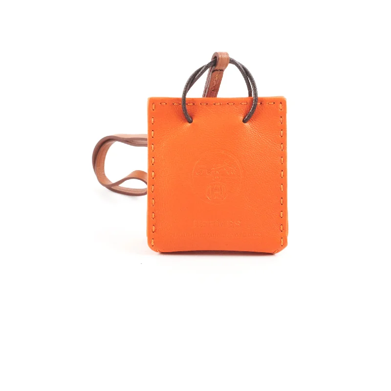 Hermes Lindy Bags in Seasonal Print CollaborationsHermes Bag Charm Orange