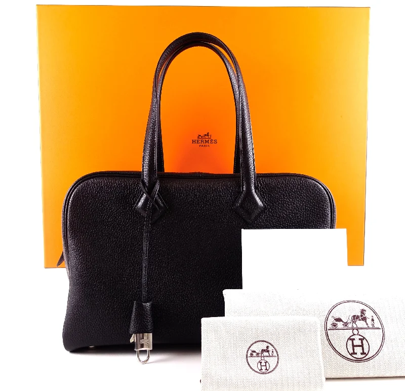 Hermes Sac a Depeches Bags with Antique - Style HardwareVictoria II 35 Clemence Leather Handbag