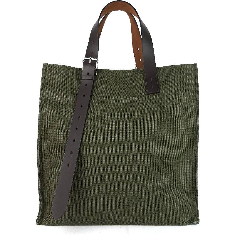 Hermes Sac a Depeches Bags with Antique - Style HardwareEtriviere Canvas and Vache Natural Leather Tote Bag