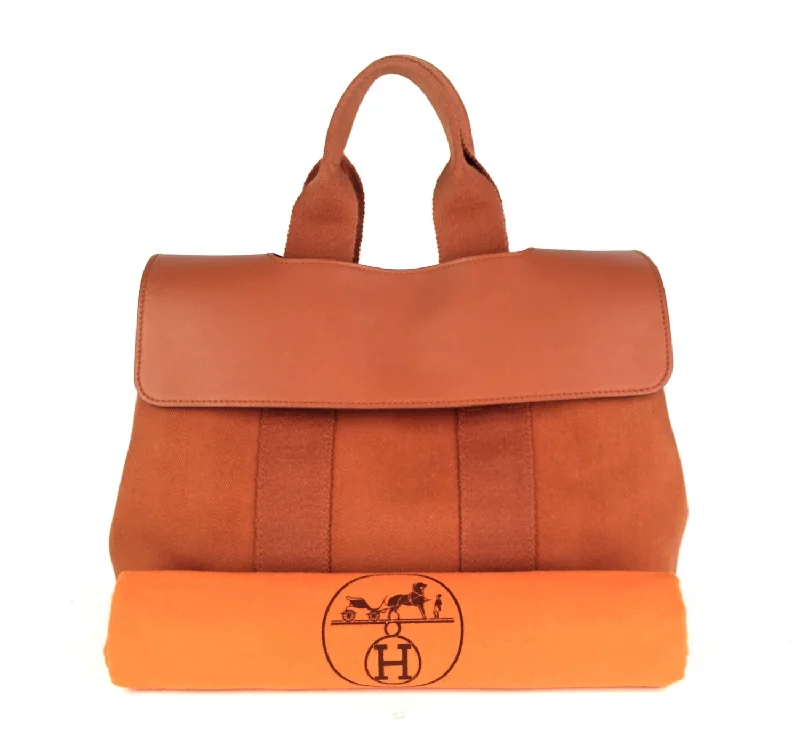 Durable Hermes Canvas - Trimmed Bags for Outdoor UseValparaiso PM Canvas and Leather Bag