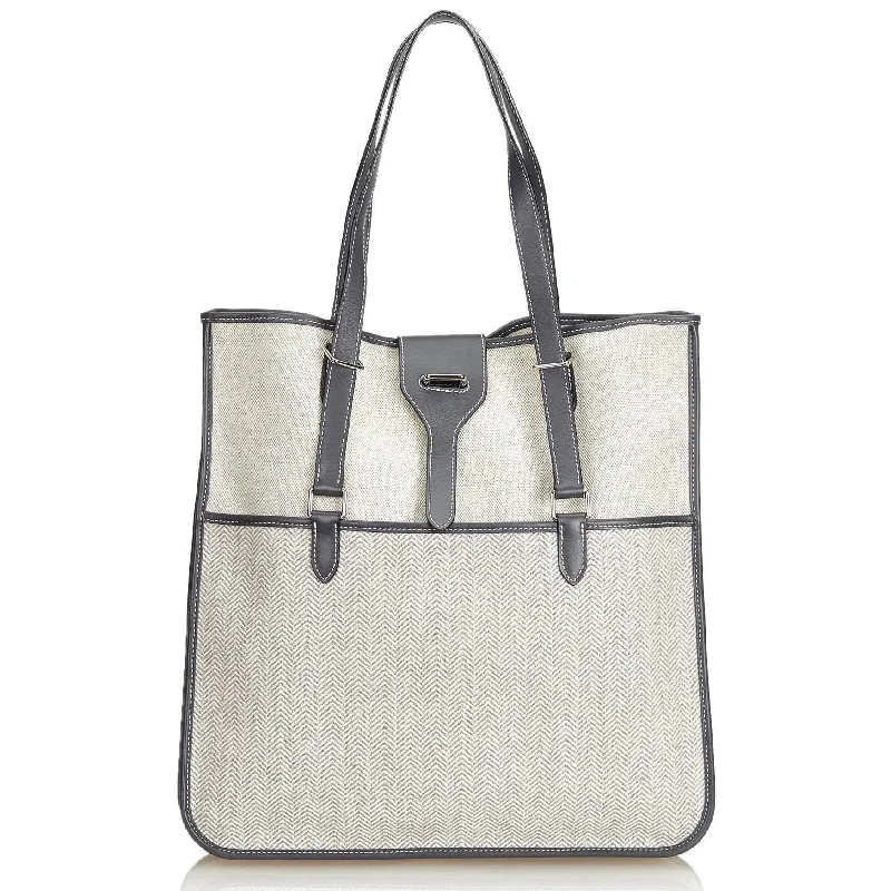 Versatile Hermes Arceau Bags for Different OccasionsJumping Chevron Canvas Tote Bag