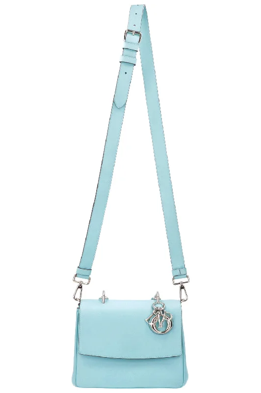 Trendsetting Christian Dior crossbody bags with a colorful strapCHRISTIAN DIOR BeDior Mini Bag Leather Blue