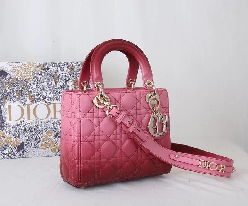 Trendsetting Christian Dior crossbody bags with a colorful strapChristian Dior Small Lady Bag